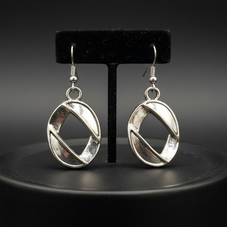 Paparazzi Silver-toned Dangle Earrings
