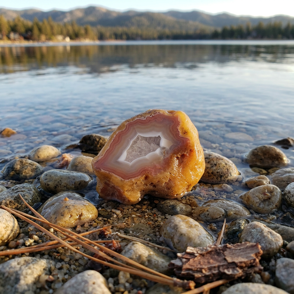 Beautiful Banded Agate Geode