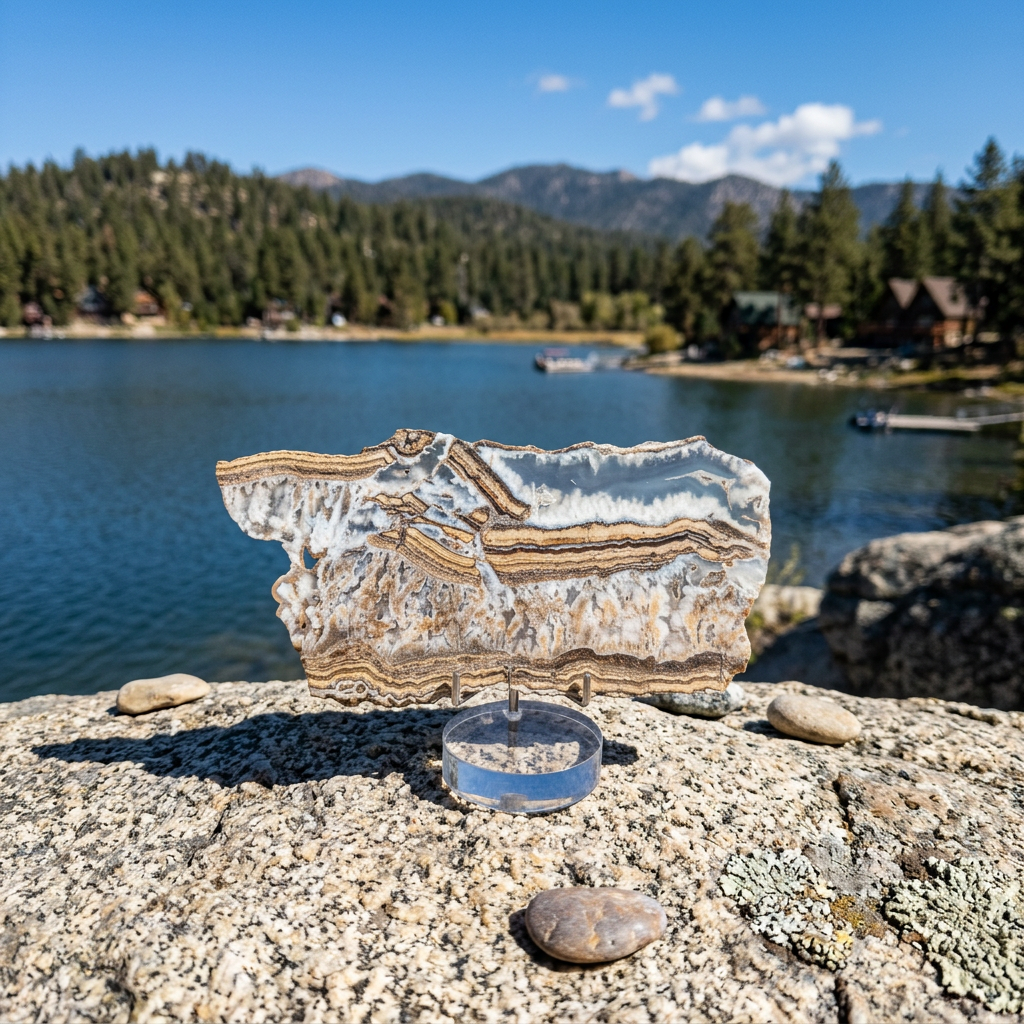 Banded Lace Agate Slice