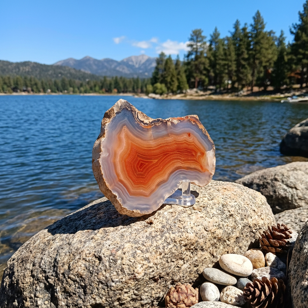 Flawless Polished Agate Slice