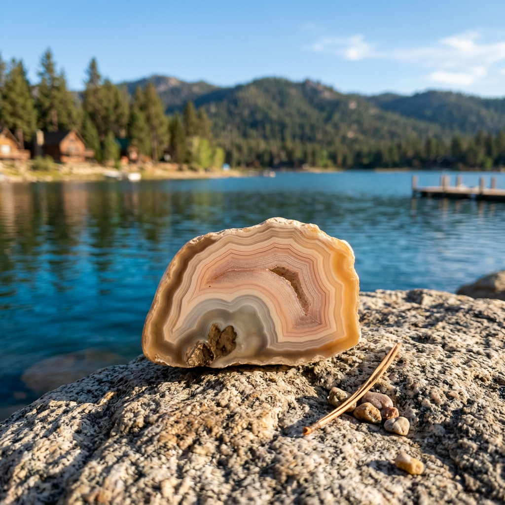 Fortification Banded Agate Geode