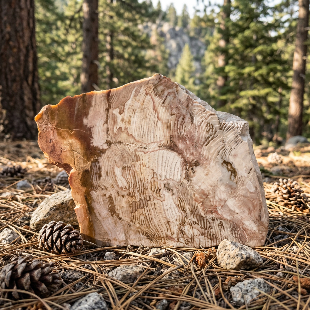 Unique Petrified Wood Slab
