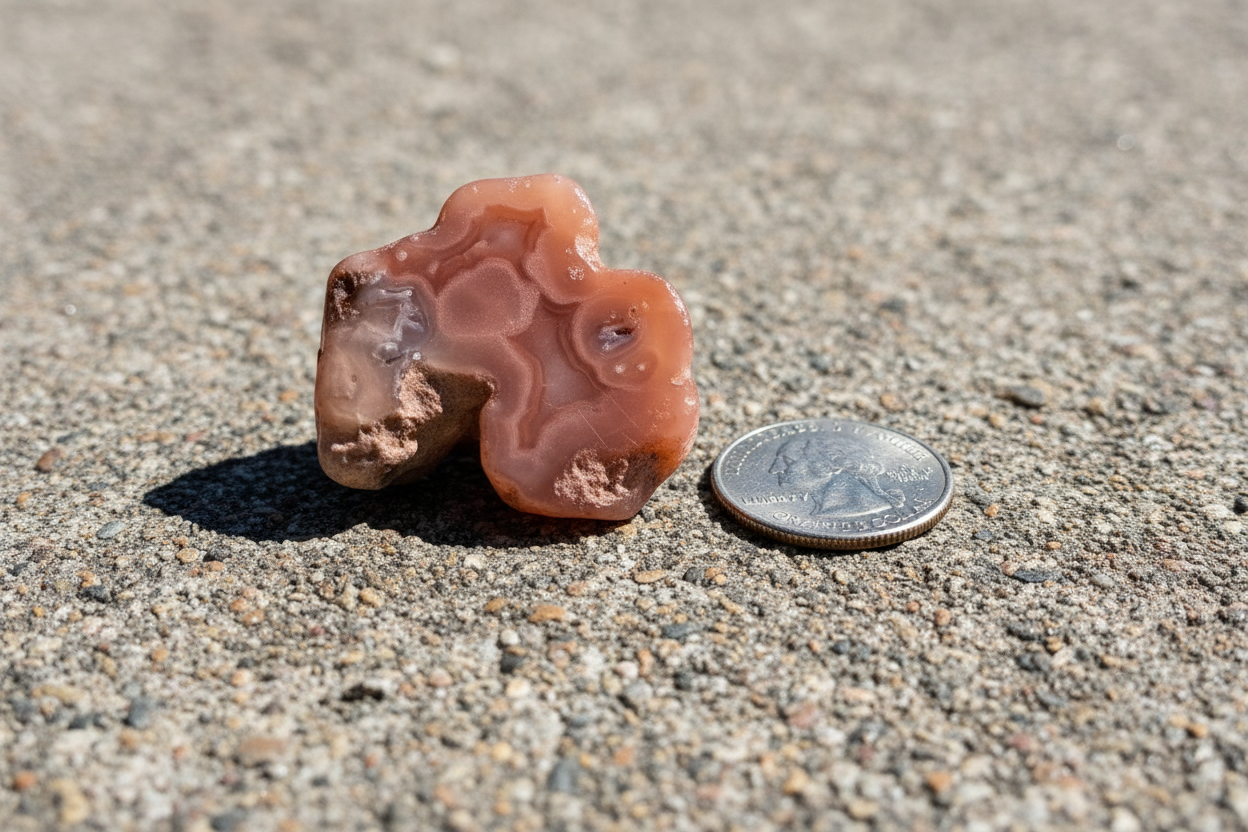 Red Banded Agate Nodule