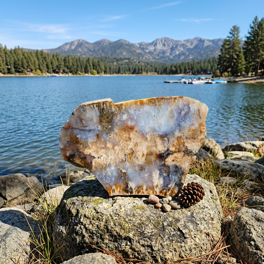 Large Chalcedony Agate Slab