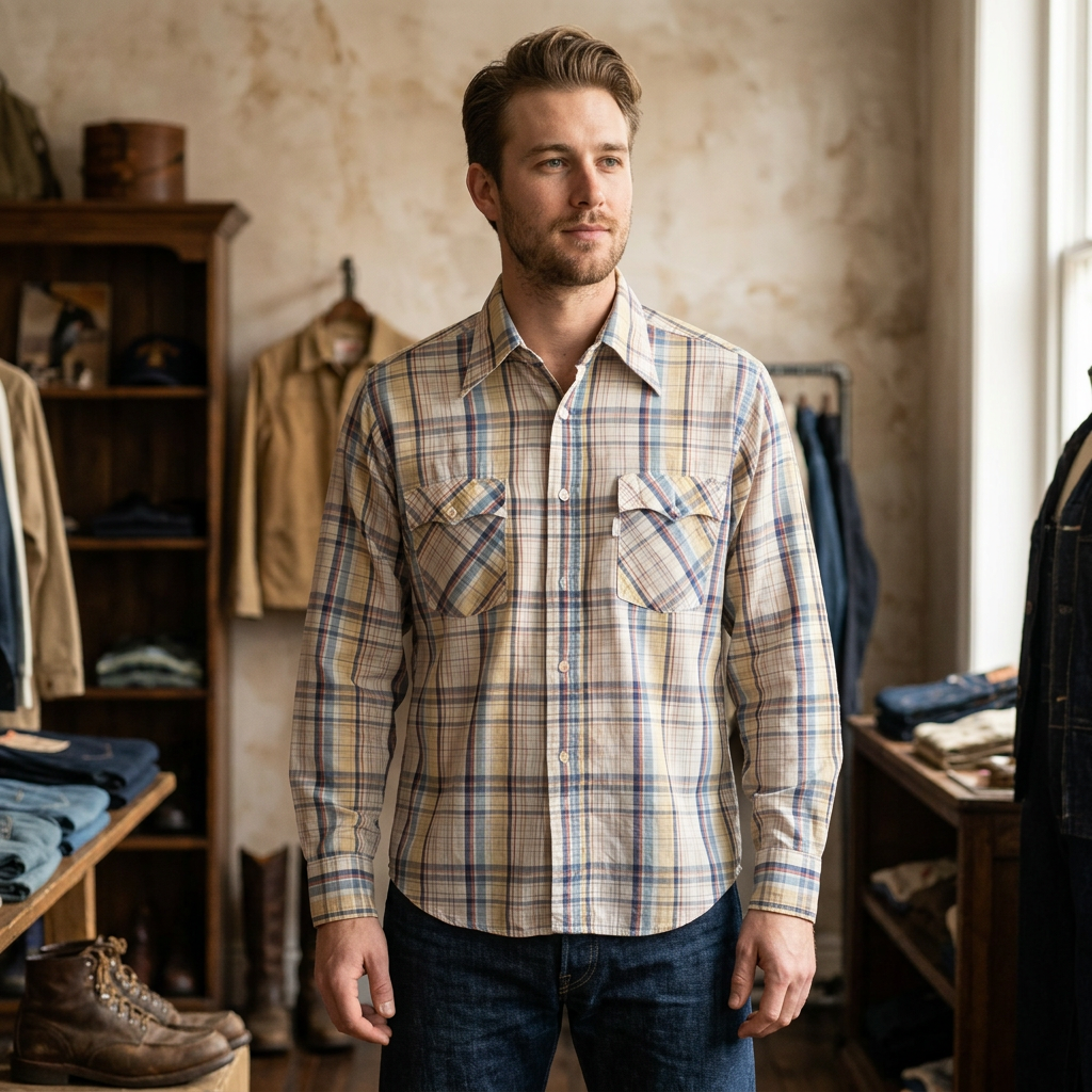 Levi's Long Sleeve Plaid Flannel – Size Large