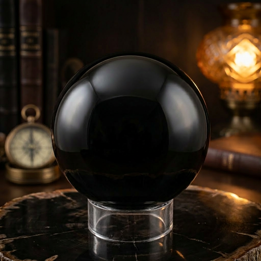 Elegantly Layered Chalcedony Striking Onyx Sphere