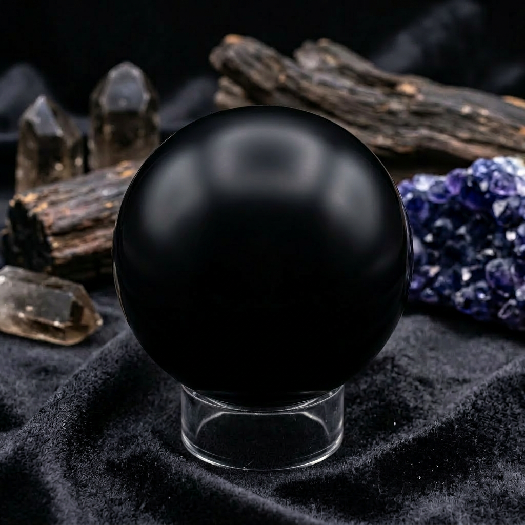 Elegantly Layered Chalcedony Striking Onyx Sphere