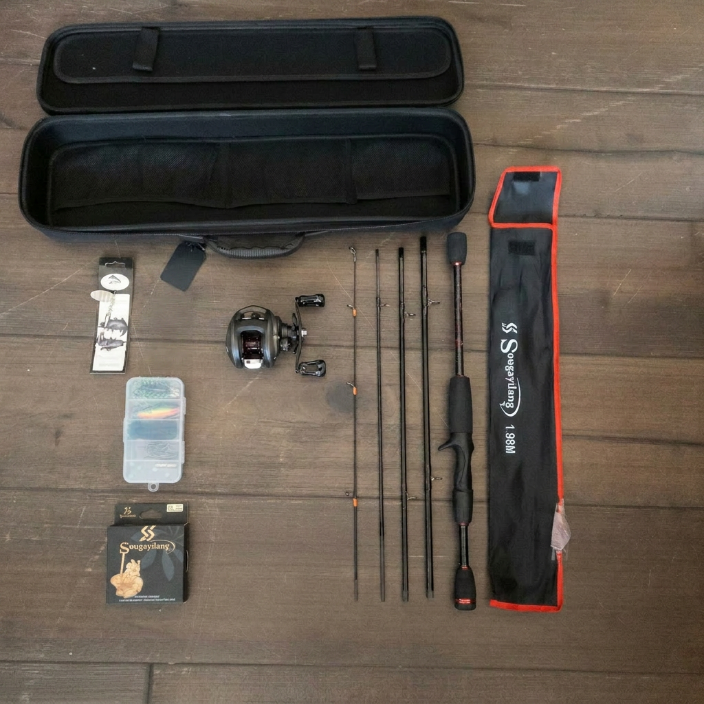 Sougayilang Fishing Rod Set
