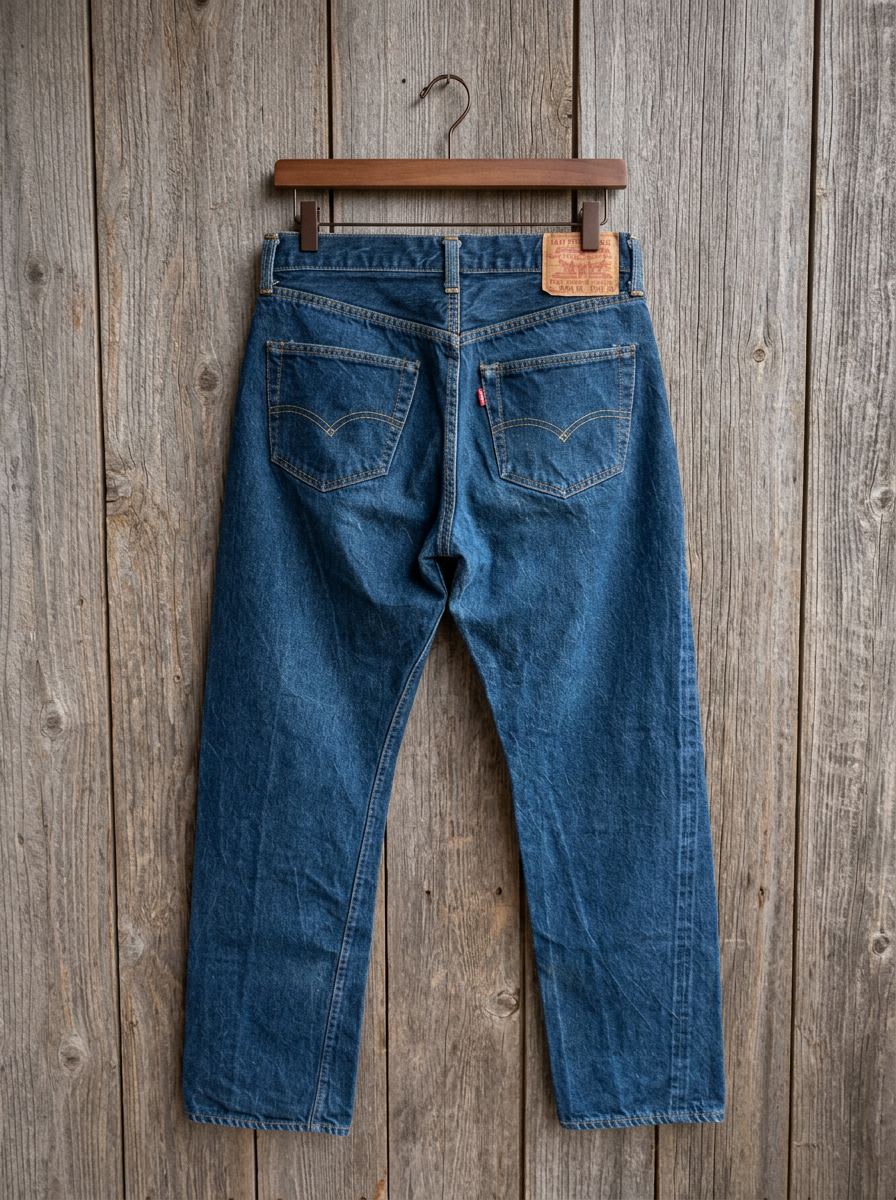 Vintage Levi’s 501 XX Made in USA Jeans – W34 L36 Dark Wash