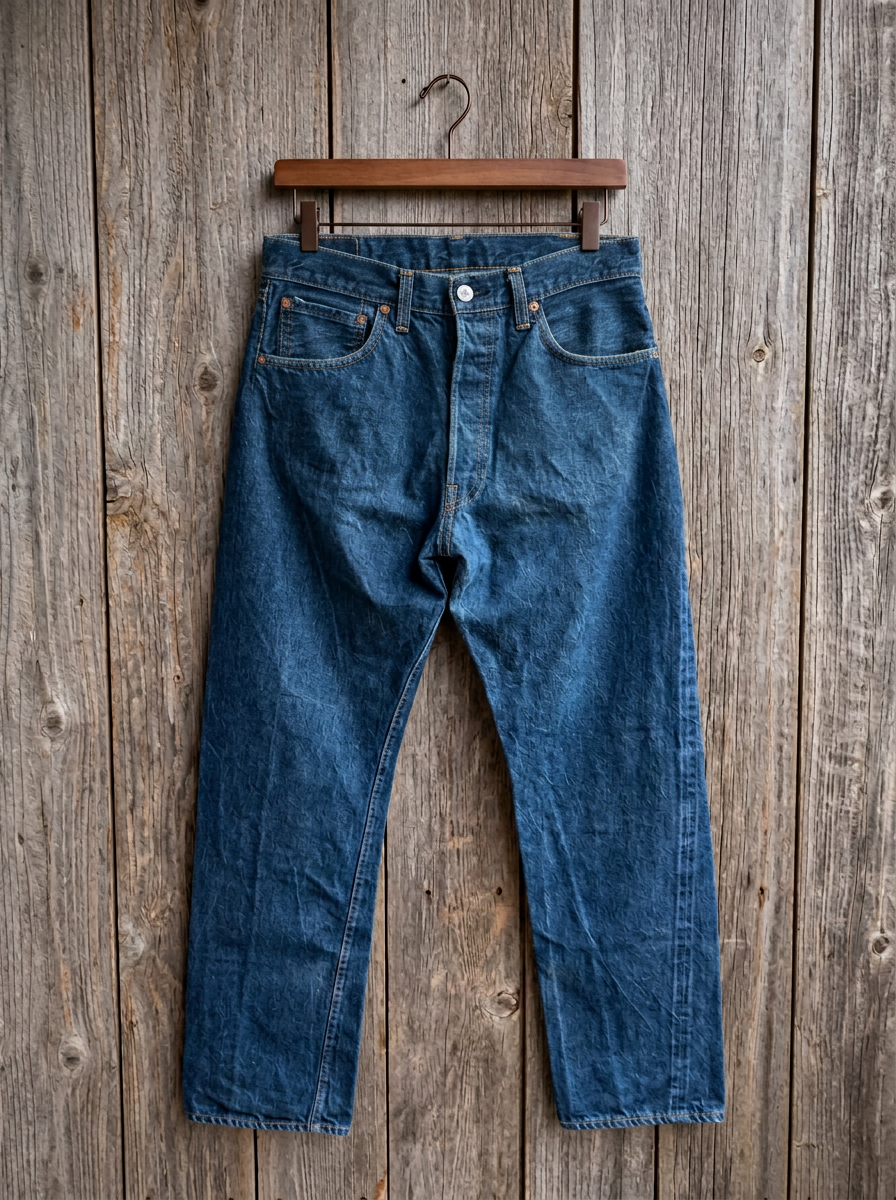 Vintage Levi’s 501 XX Made in USA Jeans – W34 L36 Dark Wash
