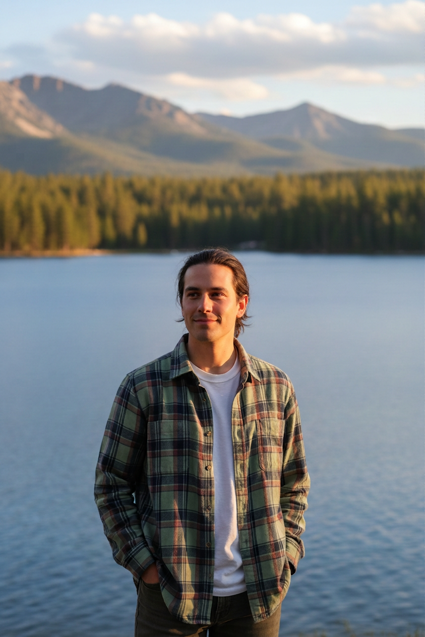 Deus Ex Machina Green plaid Button-Up Flannel – Long Sleeve