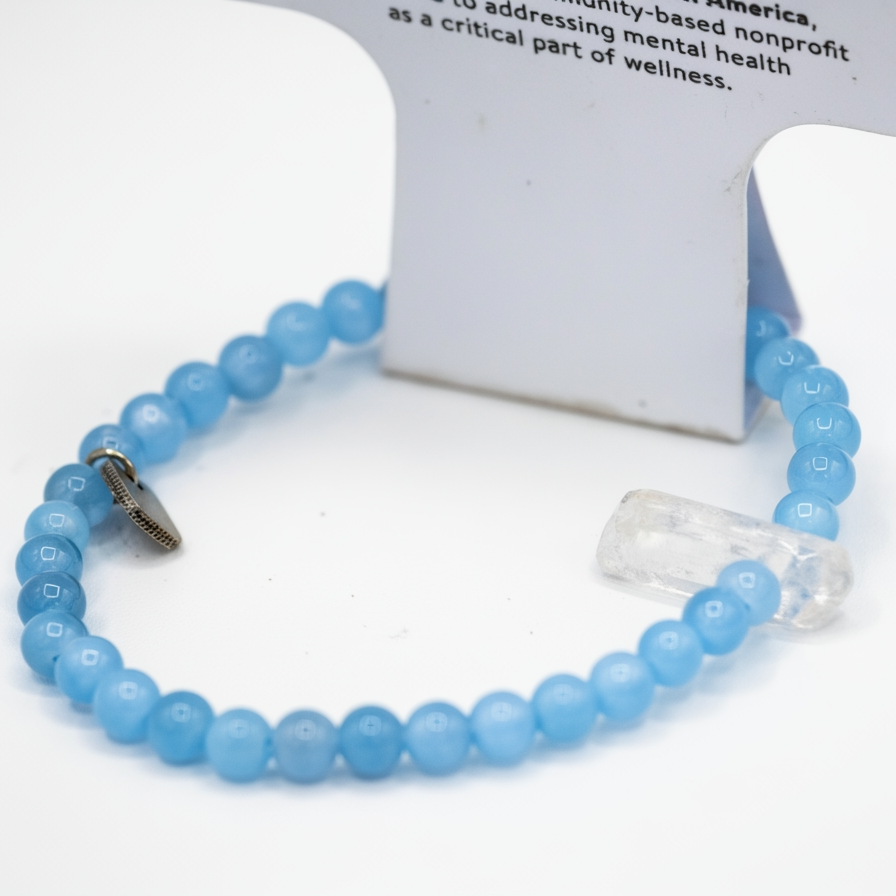 Pura Vida Celestine Intention Stretch Bracelet.