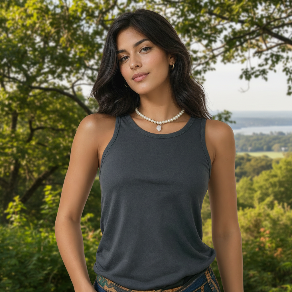 Pendleton Mariana Black Tank Top