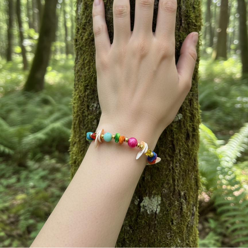 Handmade Colorful Beaded Bracelet