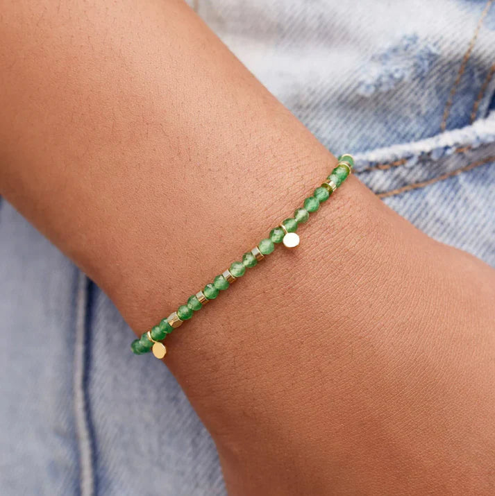 Pura Vida Jade Beaded String Bracelet