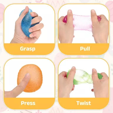 Viral Blue Gumdrop Squishy Toy – Slow Rise Sensory Fidget Stress Relief Toy