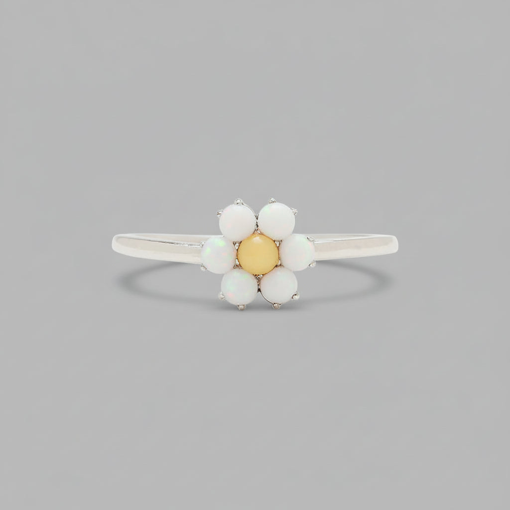 Pura Vida Gemstone Daisy Ring