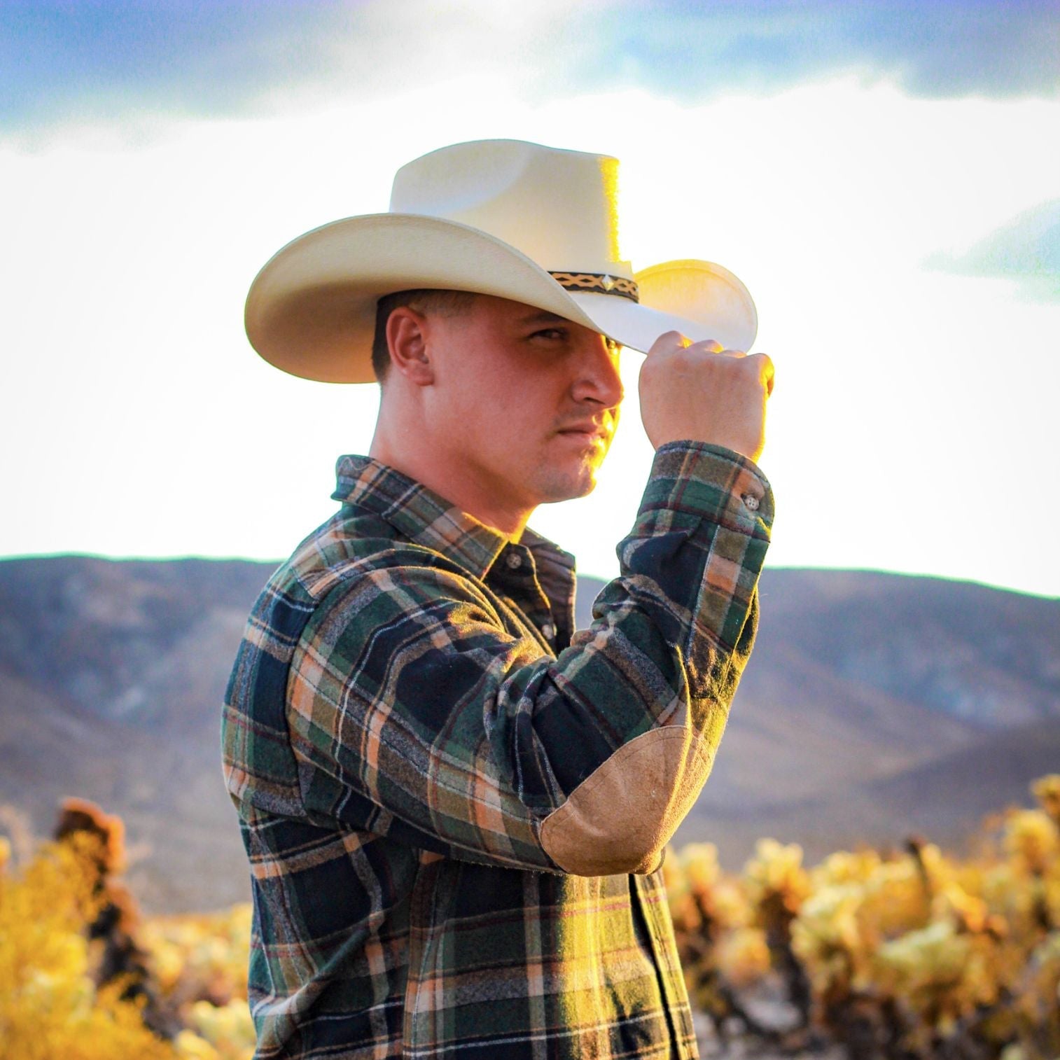 Off-White Cowboy Hat Made in Mexico