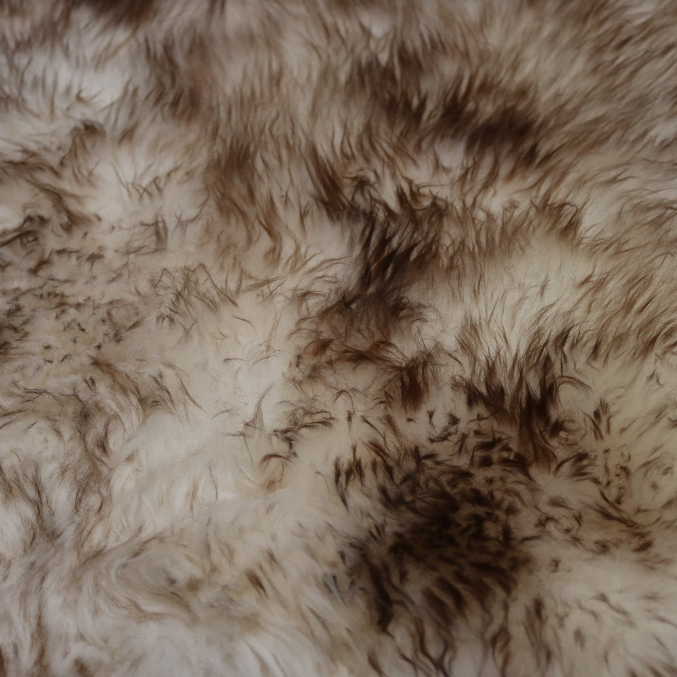 Double XL Mouflon Genuine Leather Light Brown Sheepskin Decorative Rug