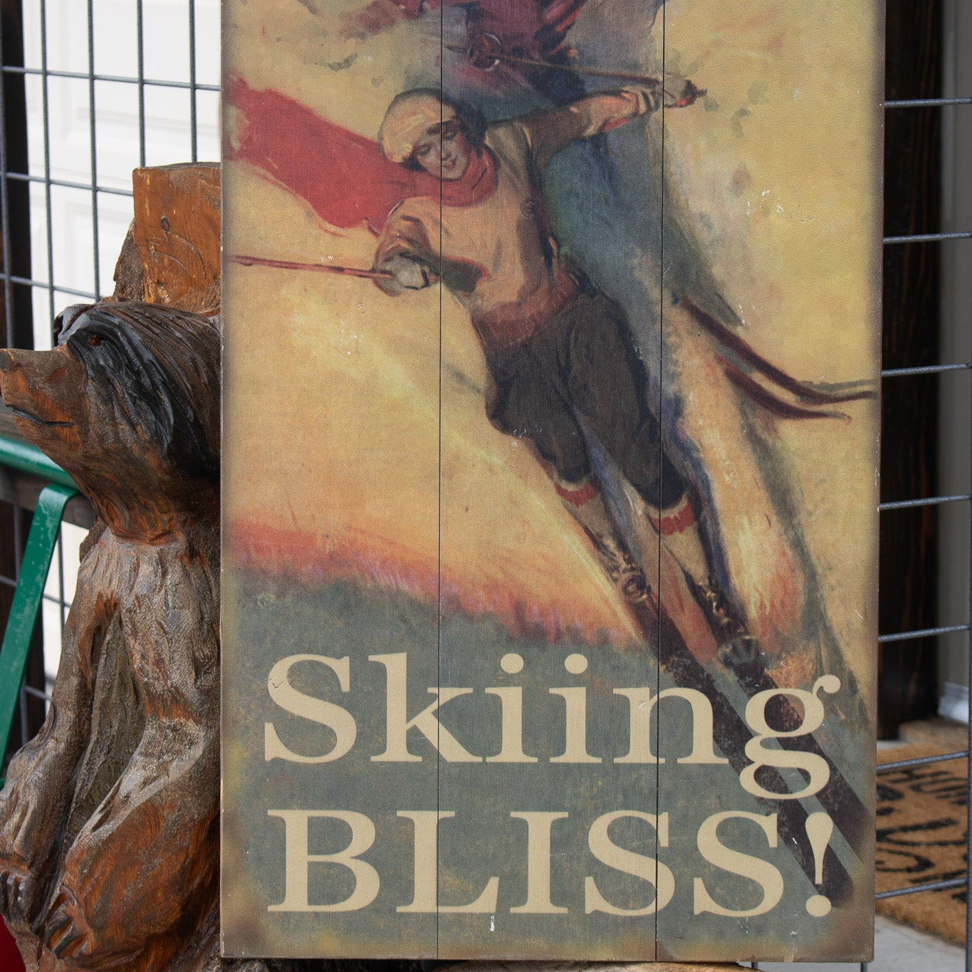 Wooden Print "Deer Valley Utah Skiing Bliss!" Wall Decor