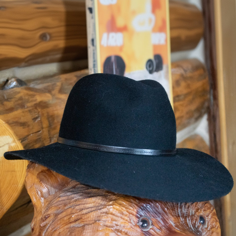 Pendleton Black Wool Marni Fedora