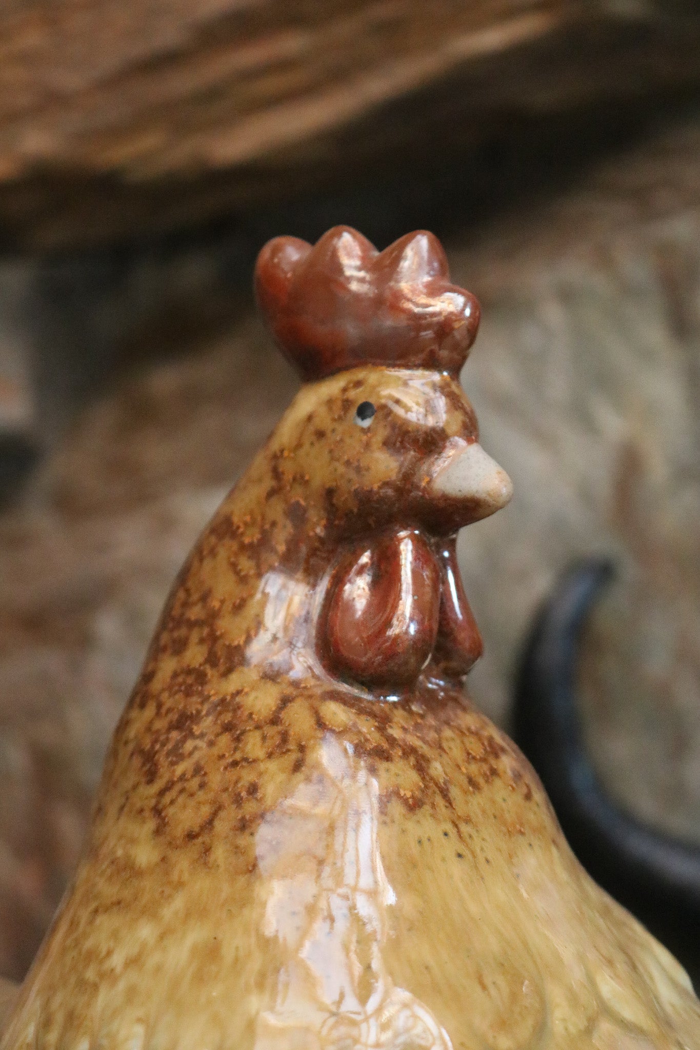 Classic Ceramic Rooster Figurine