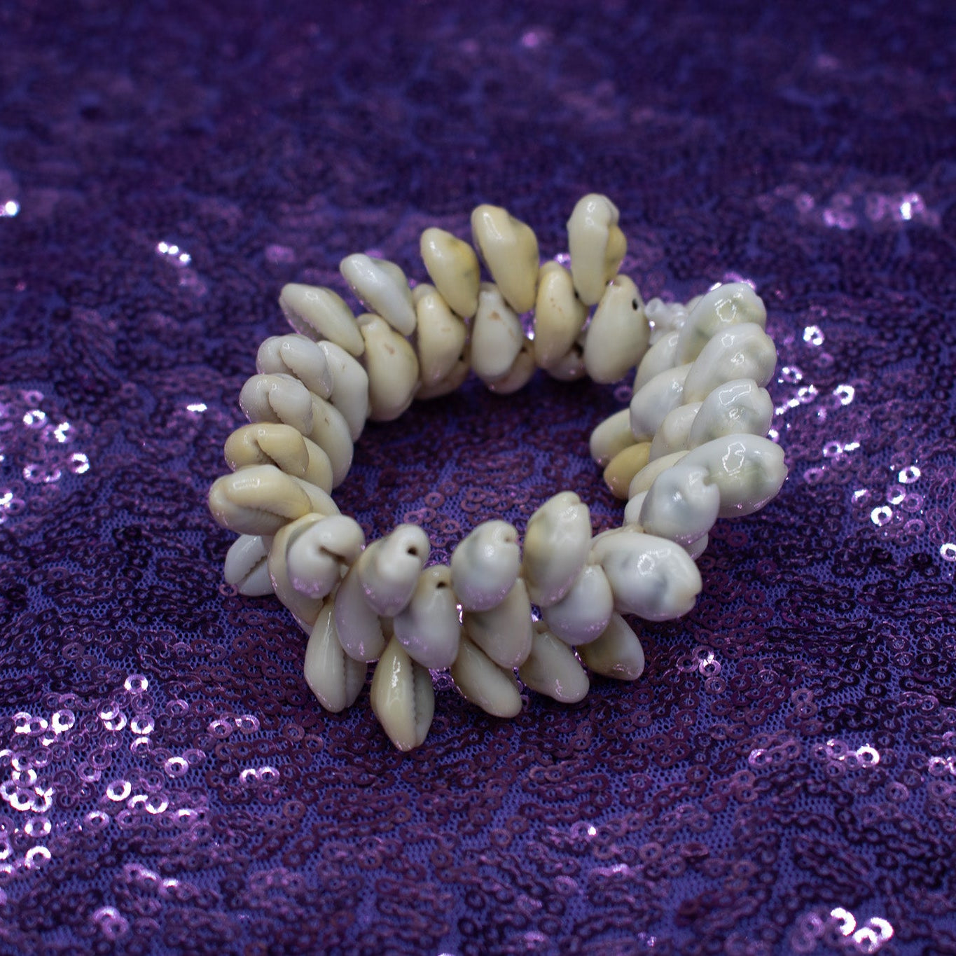 Handmade Cowrie Seashell Bracelet