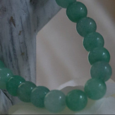 Green Aventurine Beaded Stretchy Bracelet