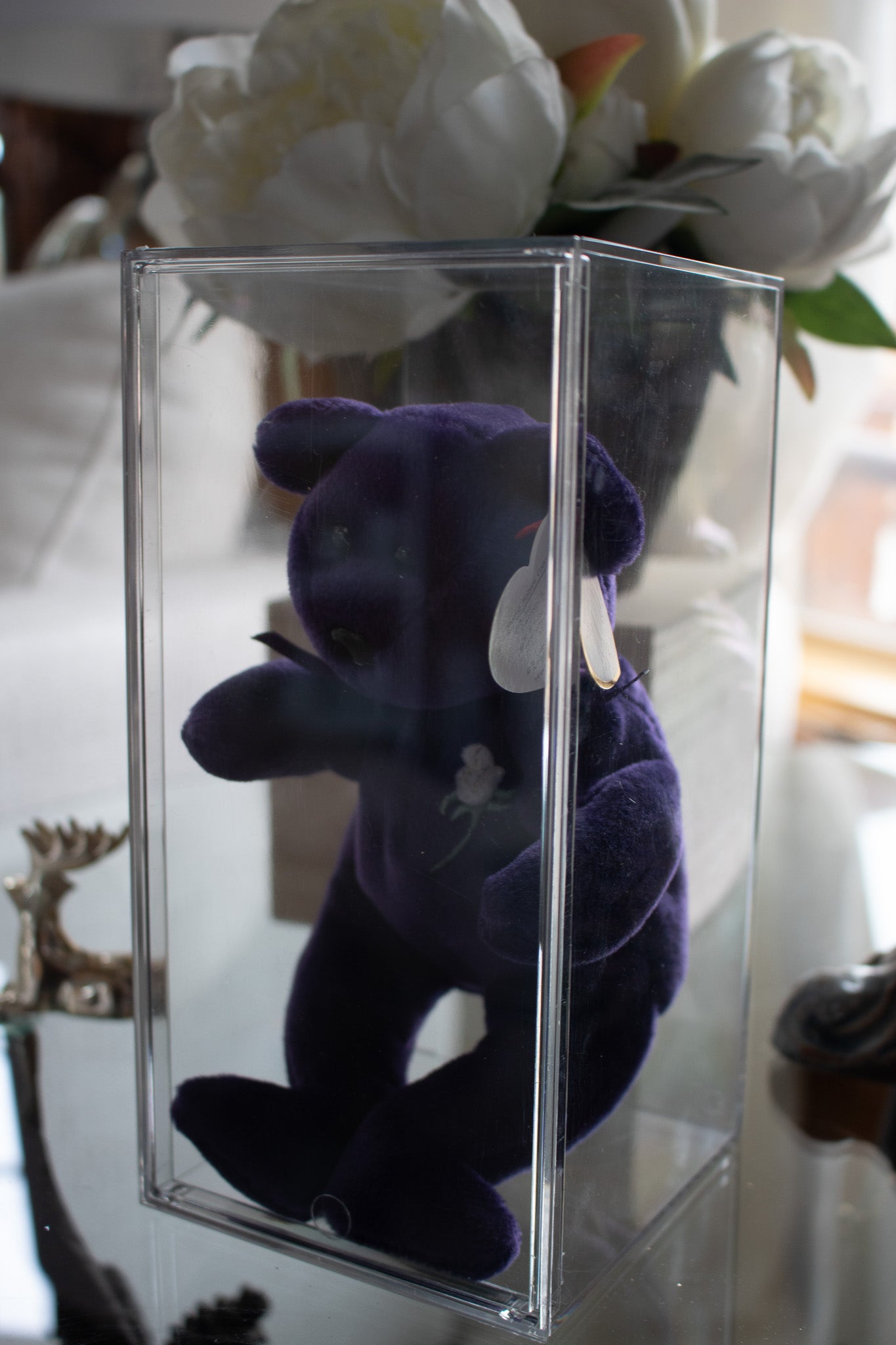 Ty Beanie Babies "Princess Purple Teddy"
