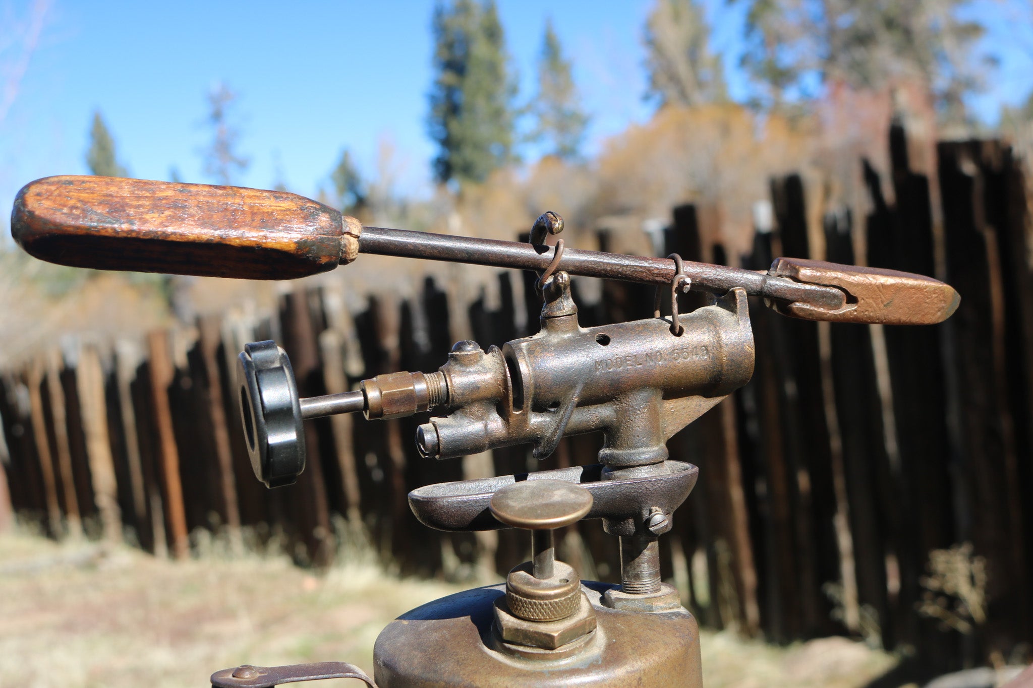 Vintage Antique Brass Blow Torch By Clayton & Lambert