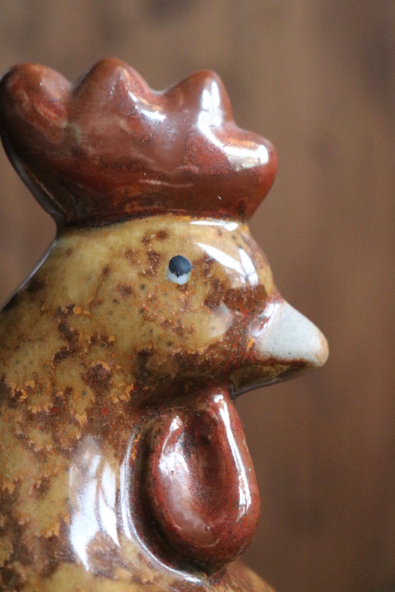 Classic Ceramic Rooster Figurine