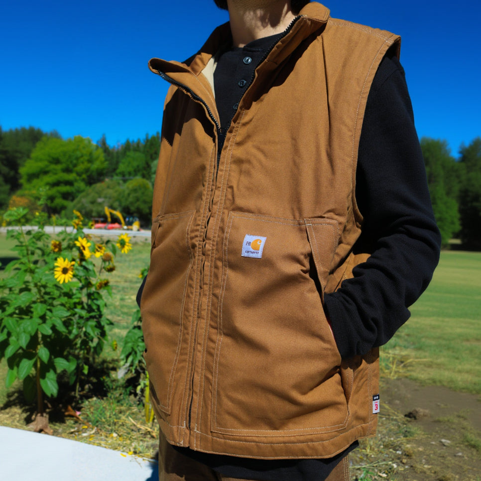 Carhartt Men's Flame-Resistant Quick Duck Vest