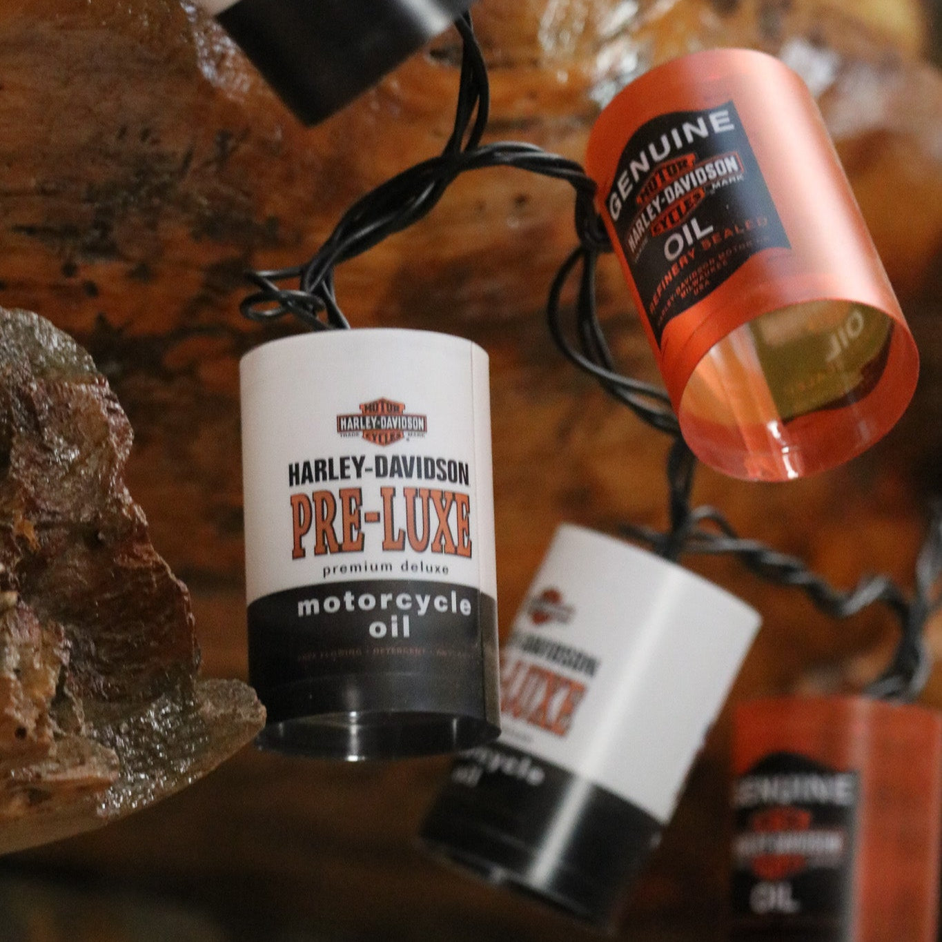 Harley-Davidson Oil Can Party Lights