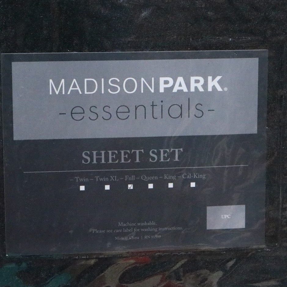 Madison Park Essentials Satin Wrinkle-Free Luxurious 6 Piece Sheet Set.