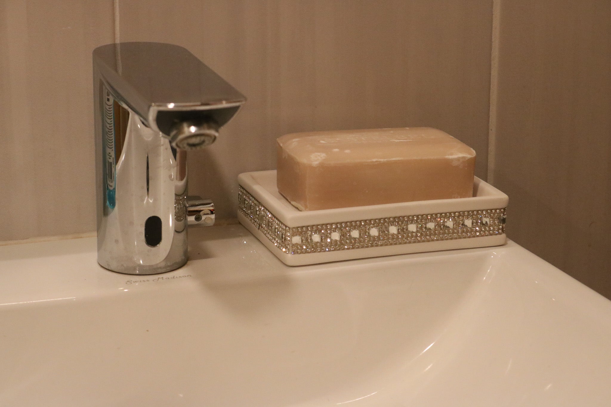 Rachel Zoe Soap Holder Modern and Elegant Bathroom Accent