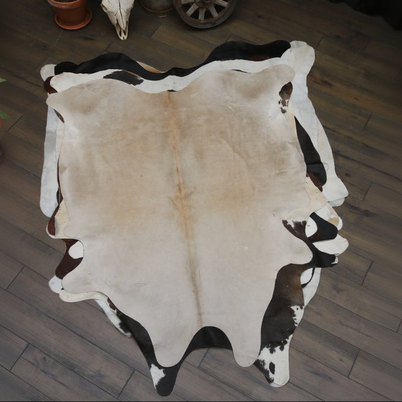 Luxurious White Cowhide Handmade in Brazil