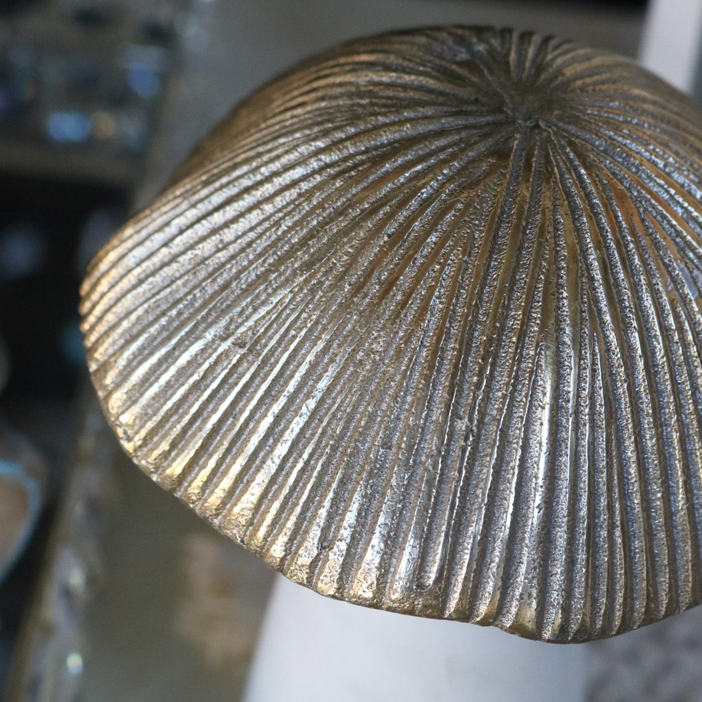 Ceramic Marble Mushroom Decor