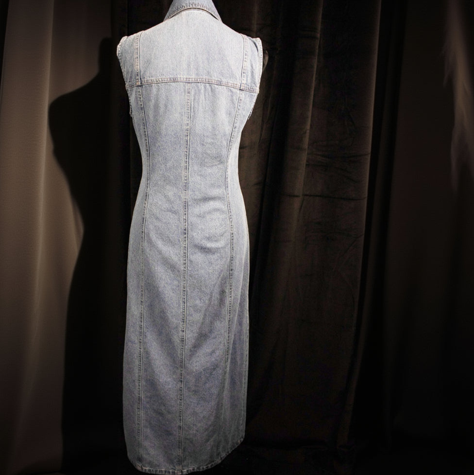 House Of Harlow Denim Maxi Dress