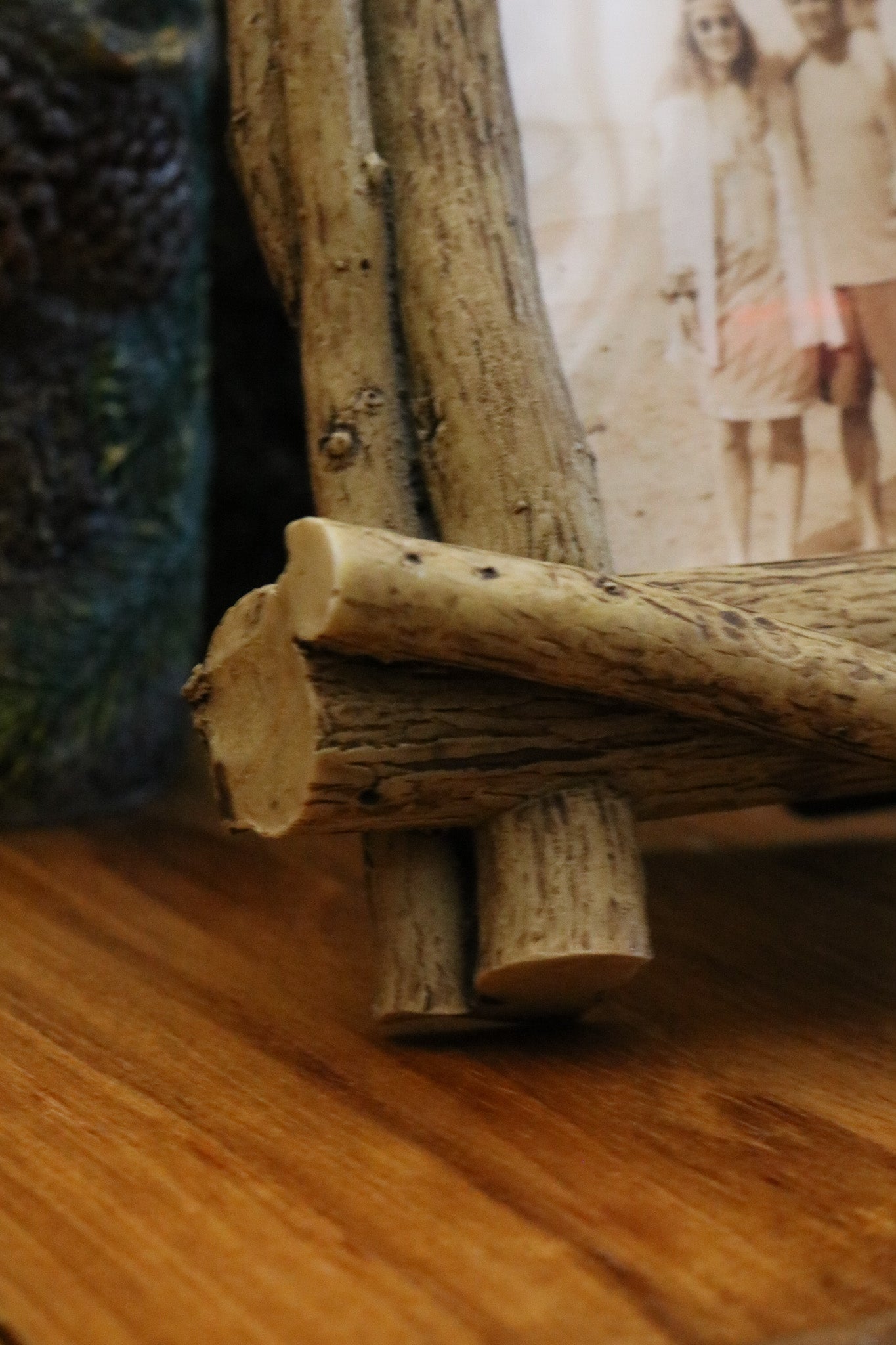 Midwest of Cannon Stacked Resin Log 3"x4" Picture Frame