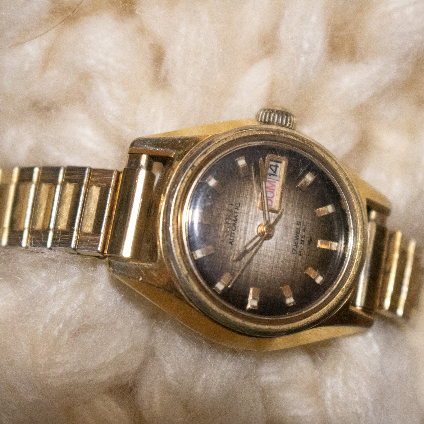 Vintage Seiko Automatic 17 Jewels Hi-Beat Wind-up Women's Watch