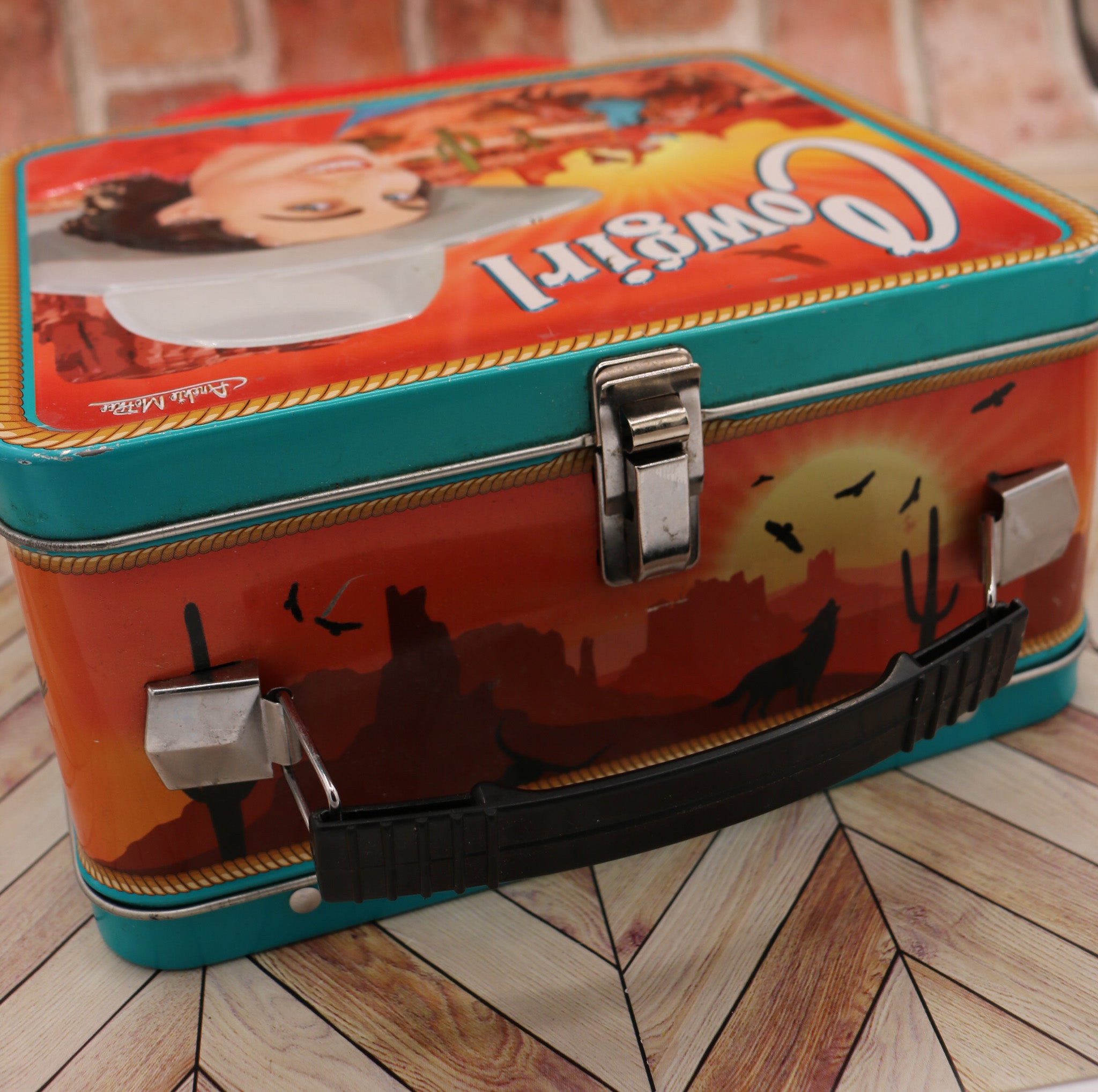 Cowgirl Archie Mcphee Wild Mare Ranch Metal Lunch Box