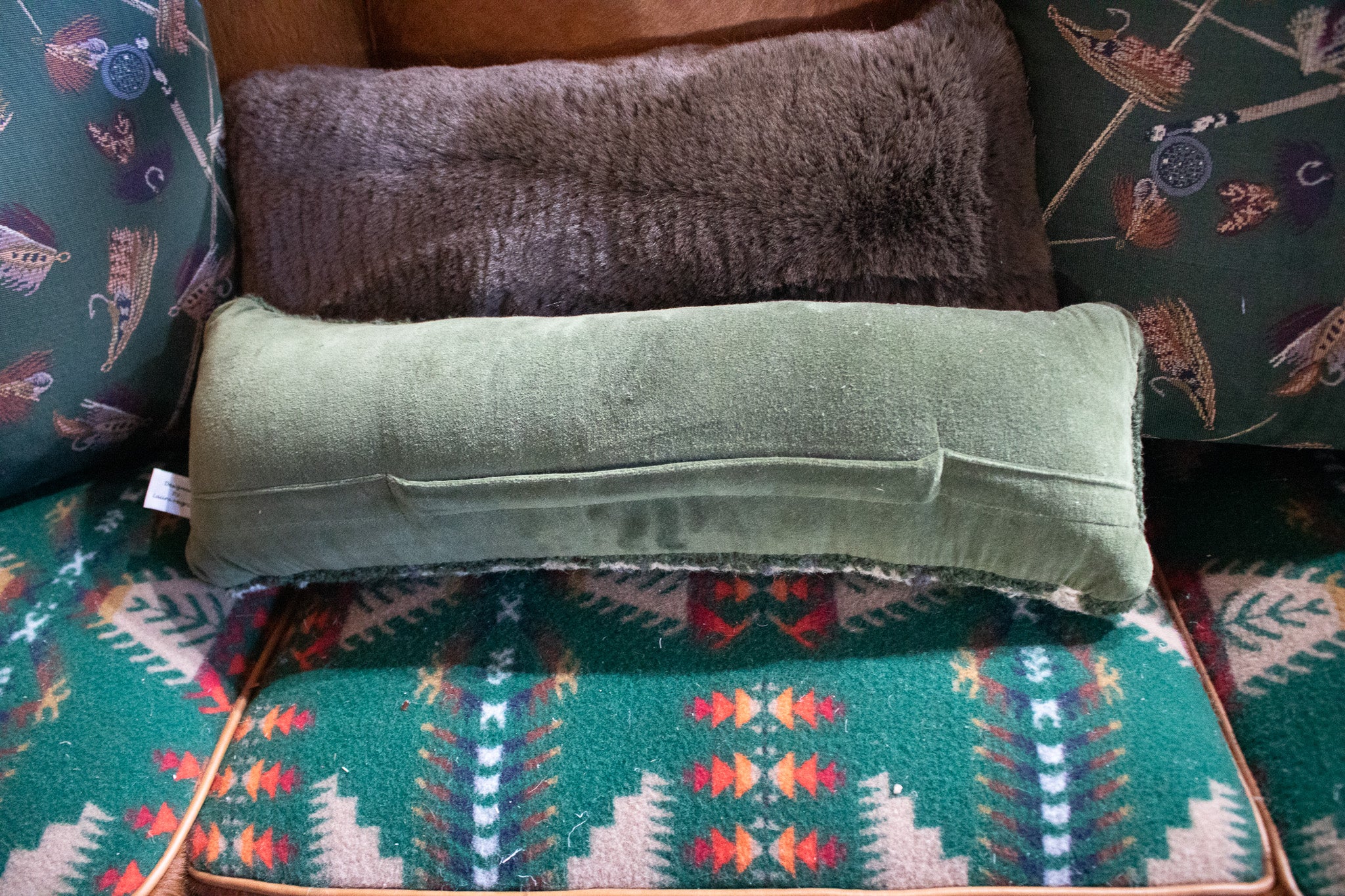 Chandler 4 Corners "Camp" Latch-Hook Throw Pillow