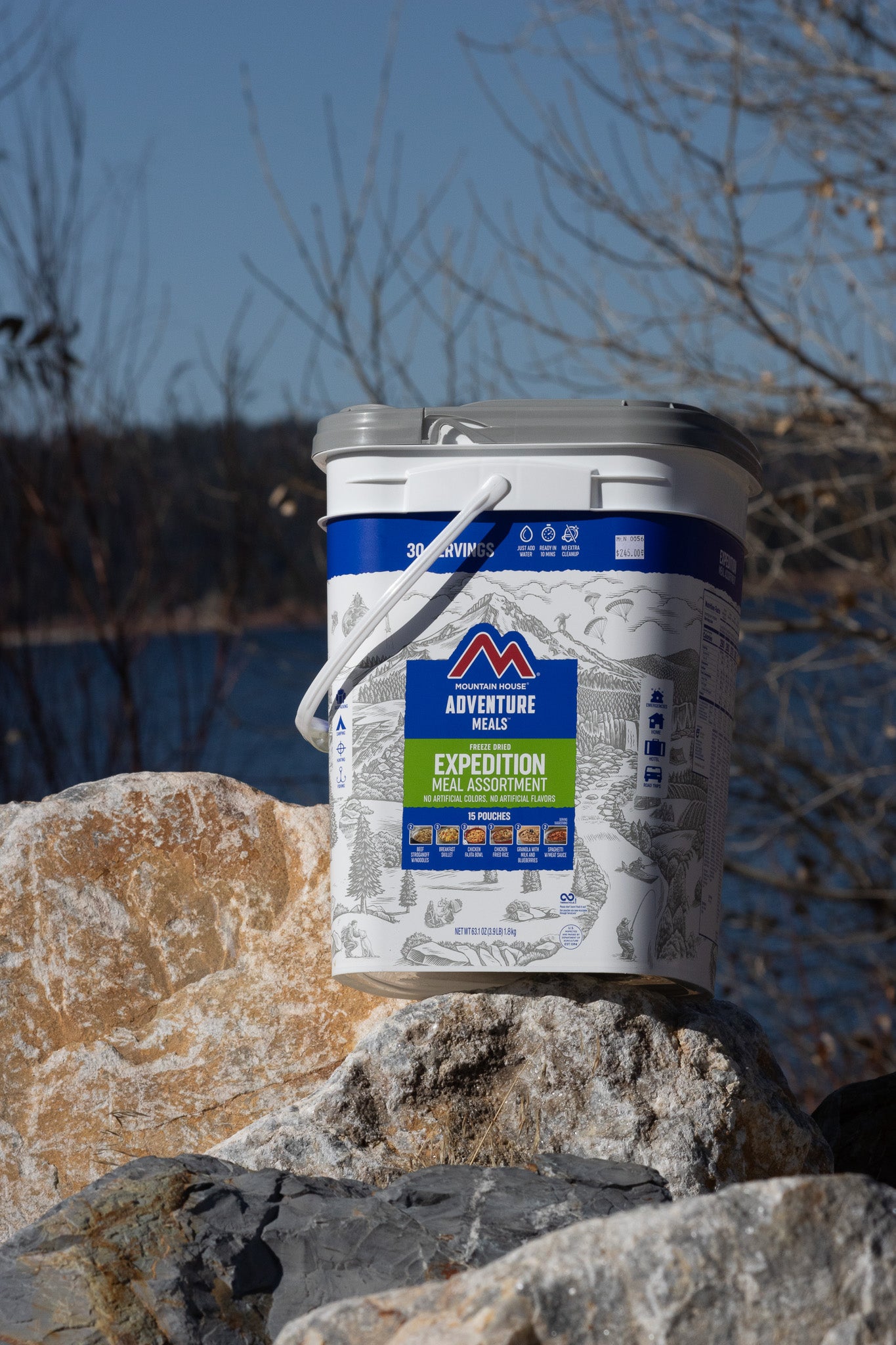 Mountain House Adventure Meals Bucket Freeze Dried Expedition