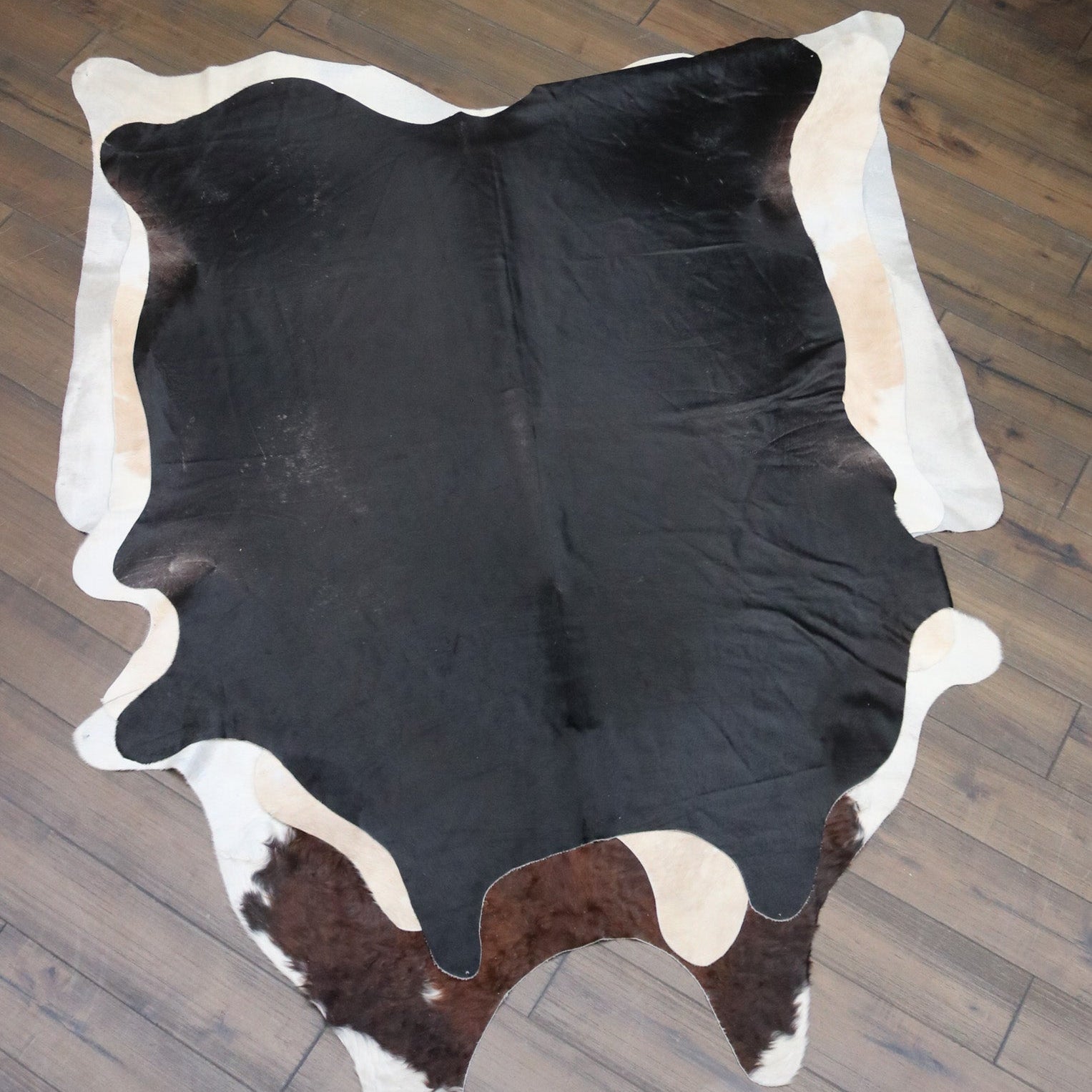 Luxurious Black Cowhide Handcrafted in Brazil
