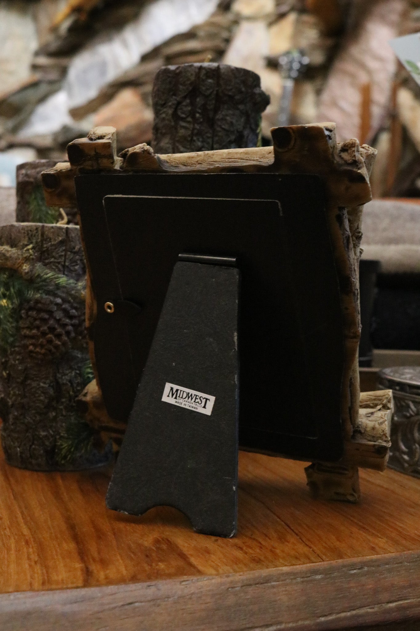 Midwest of Cannon Stacked Resin Log 3"x4" Picture Frame