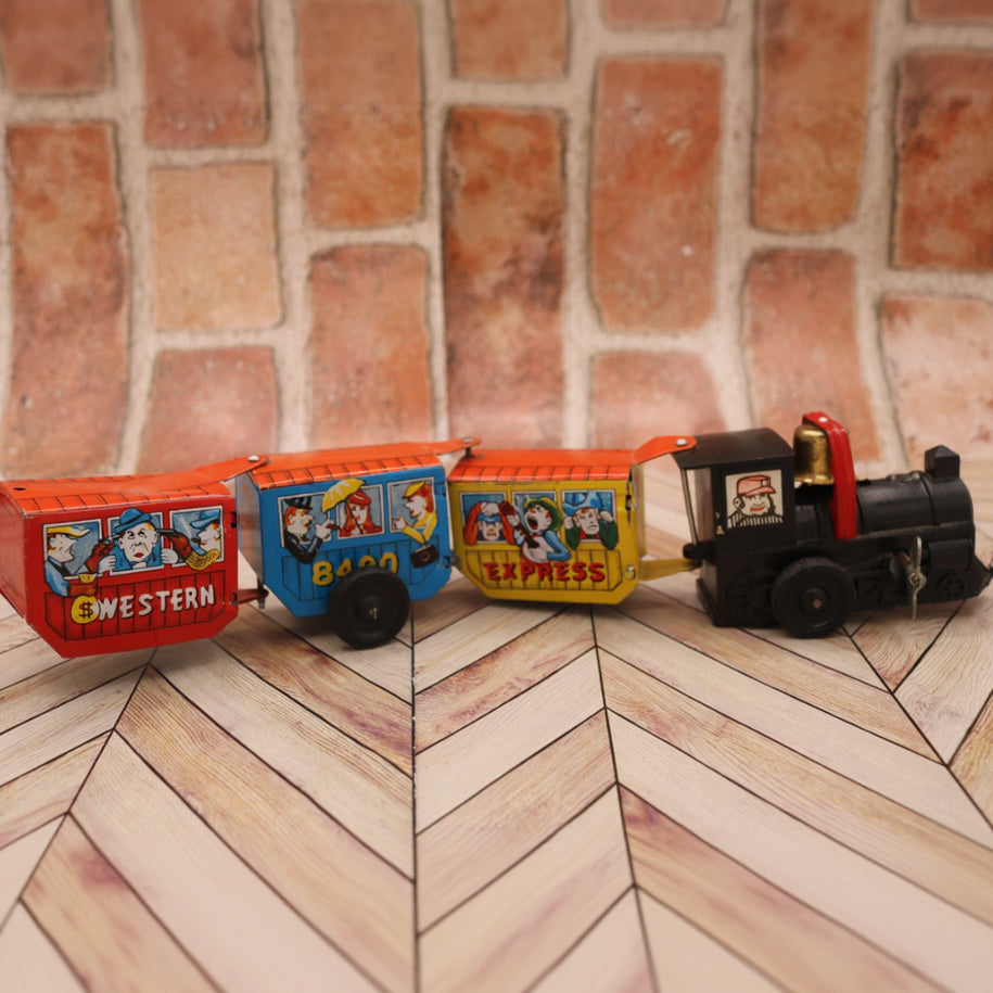 Vintage Windup Western Express 8400 Toy Train