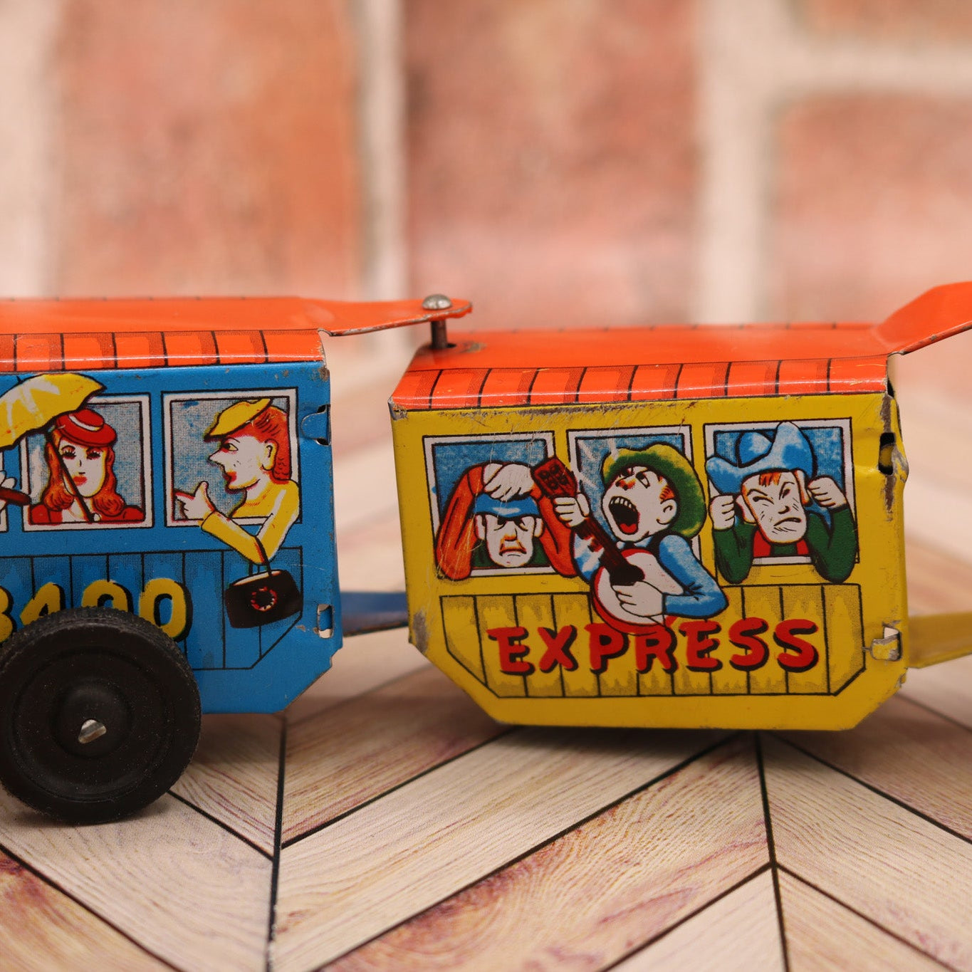Vintage Windup Western Express 8400 Toy Train