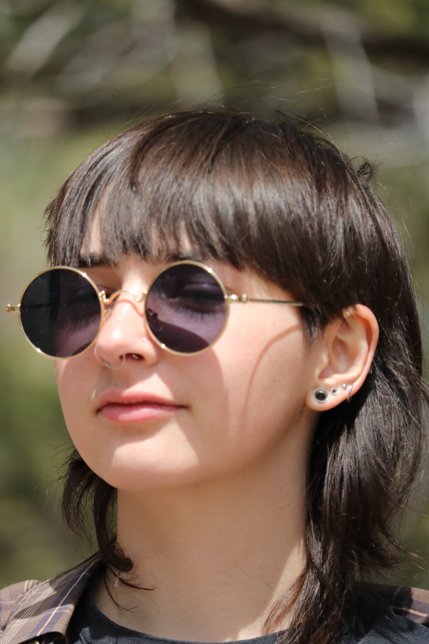 Classic Retro Hip Hop Circular Polarized Sunglasses
