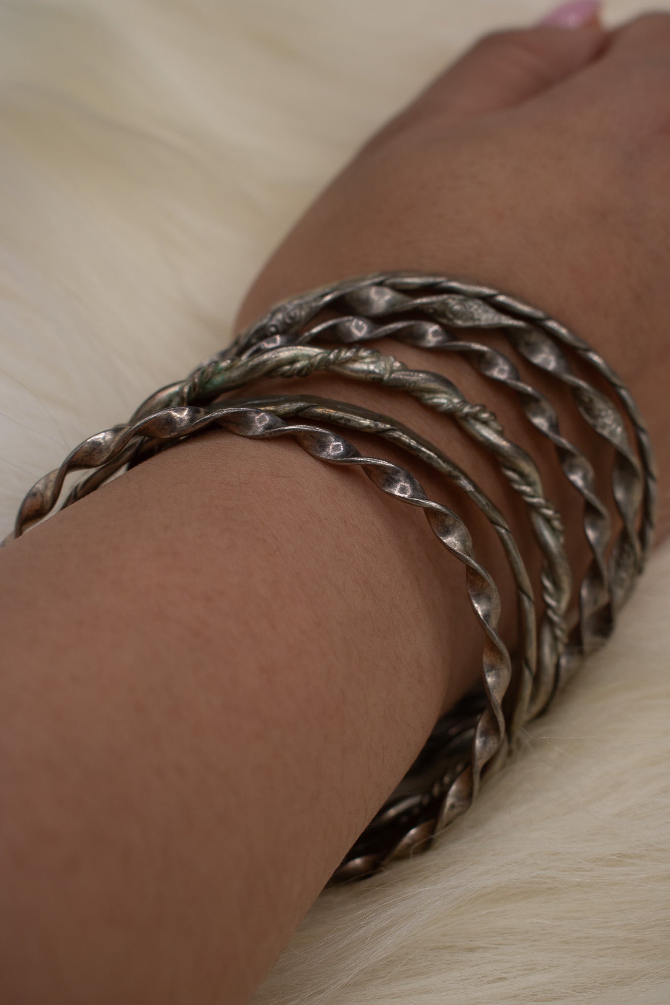 Sterling Silver Bracelet Set of 6