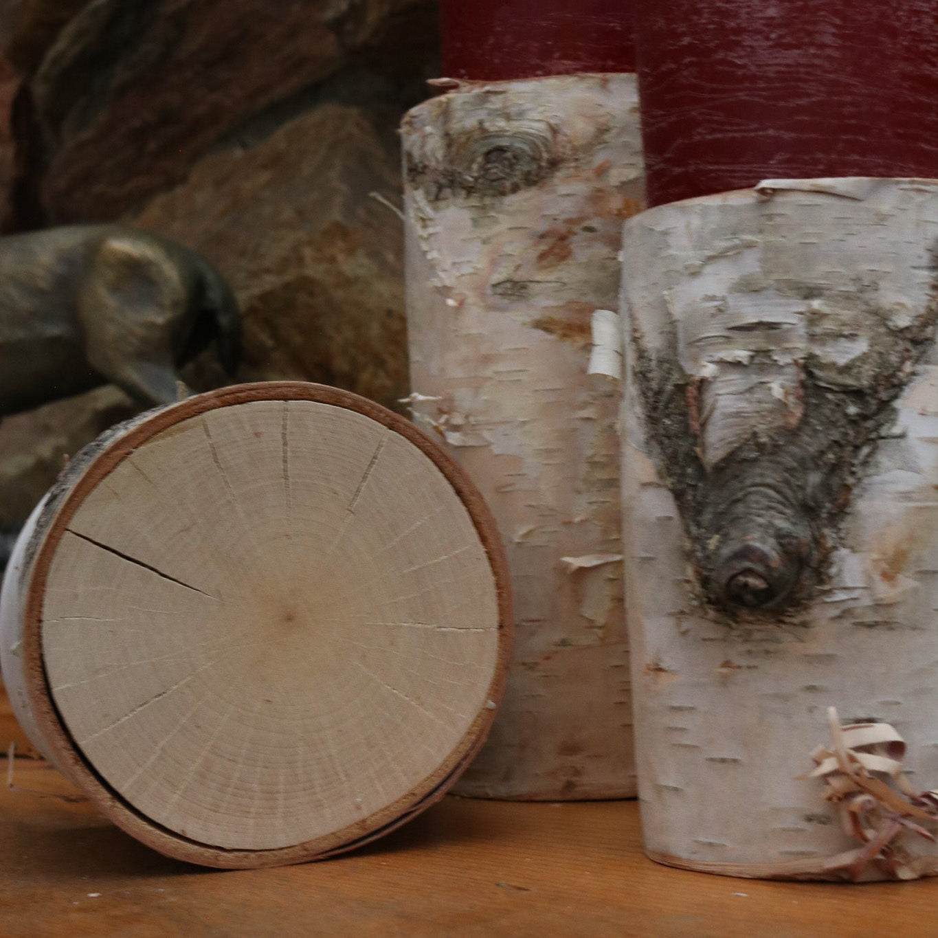 Wilson Viktor White Birch Pillars-set of 3